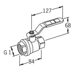 Best Palloventtiili 400025 MS DN25 Venttiilit