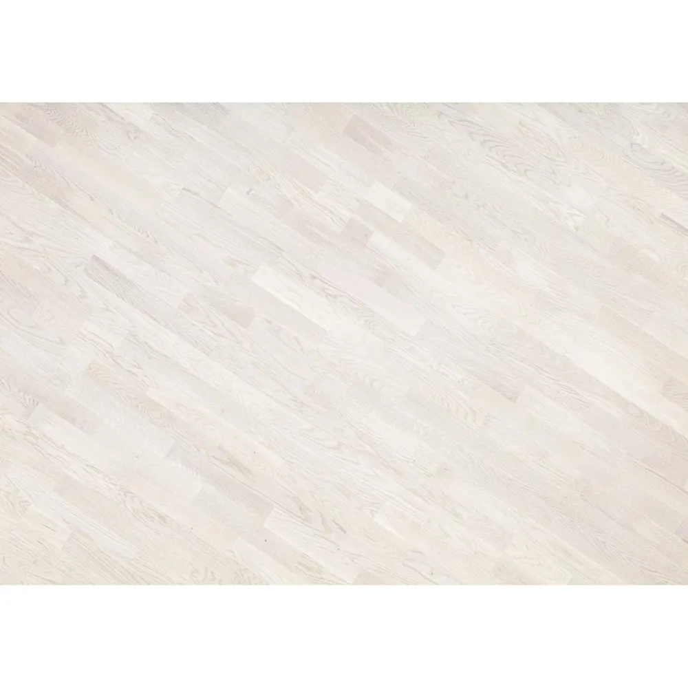 Parketti Tammi Classic 3-säleinen valkoinen mattalakka 14x192x2200 mm*Kymppi-Lattiat Sale