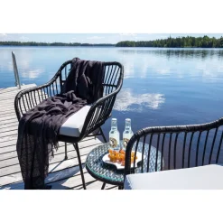 Parvekeryhmä Viga, musta*Venture Home Online