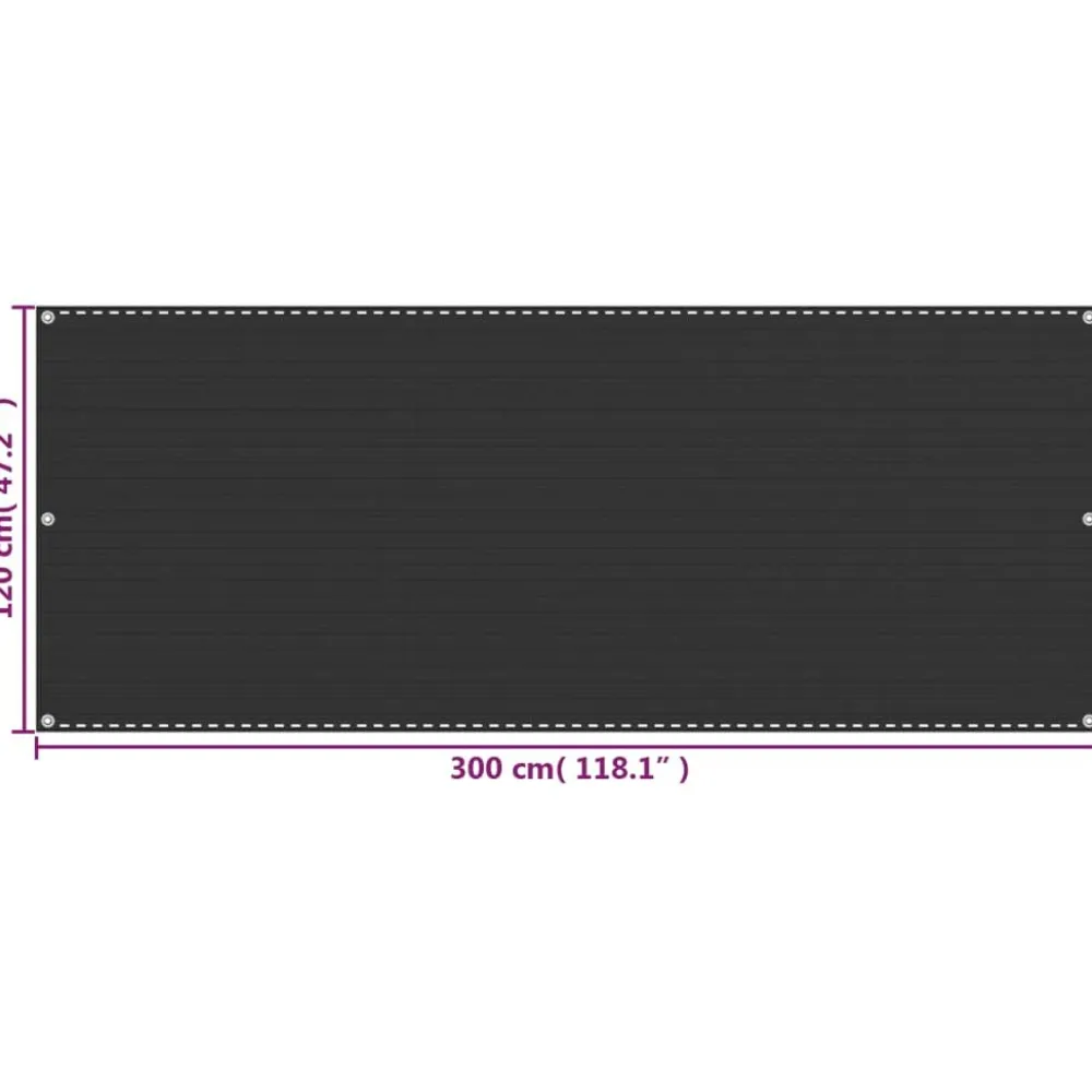 Sale Parvekkeen sivusuoja, HDPE, eri kokoja ja värejä Aurinkovarjot