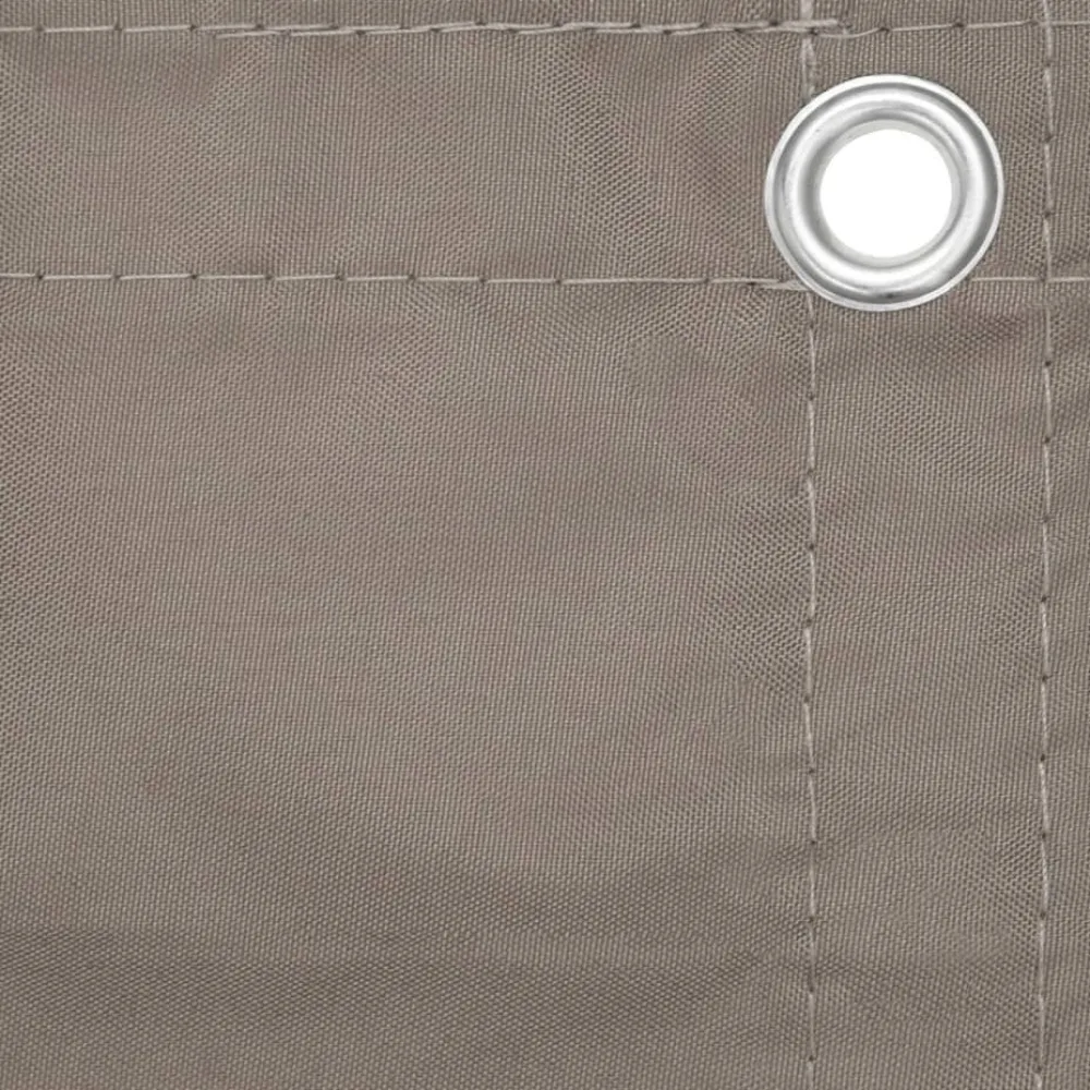 New Parvekkeen suoja harmaanruskea 120x400 cm oxford kangas Aitaelementit