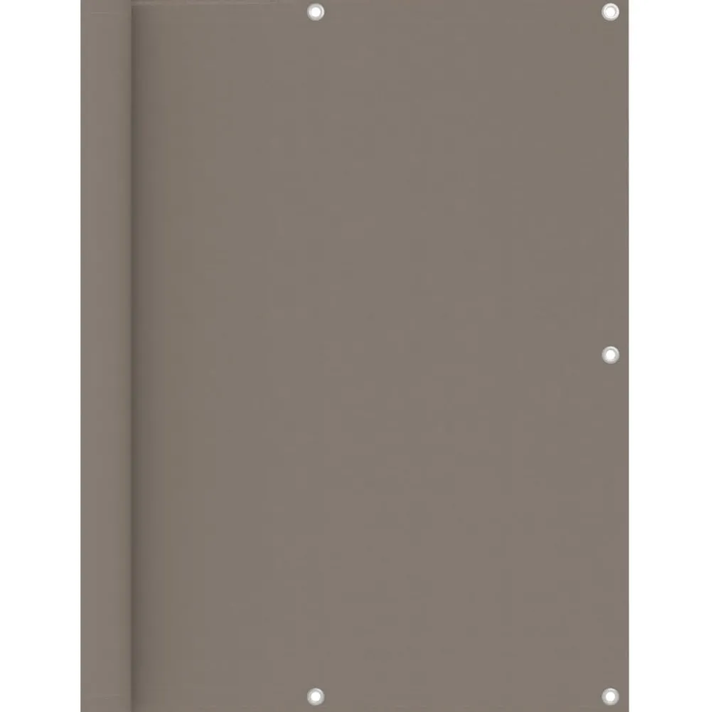 New Parvekkeen suoja harmaanruskea 120x400 cm oxford kangas Aitaelementit