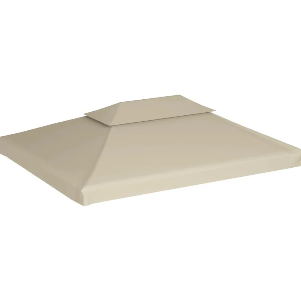 Paviljongin kangaskatto 310g/m² beige 3x4m*FinePRICE Sale