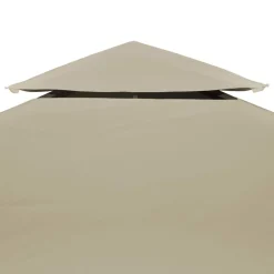 Paviljongin kangaskatto 310g/m² beige 3x4m*FinePRICE Sale