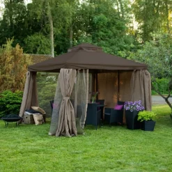 New Paviljonki Legend, 2,91x3,91 m, ruskea/beige Paviljongit|Paviljongit