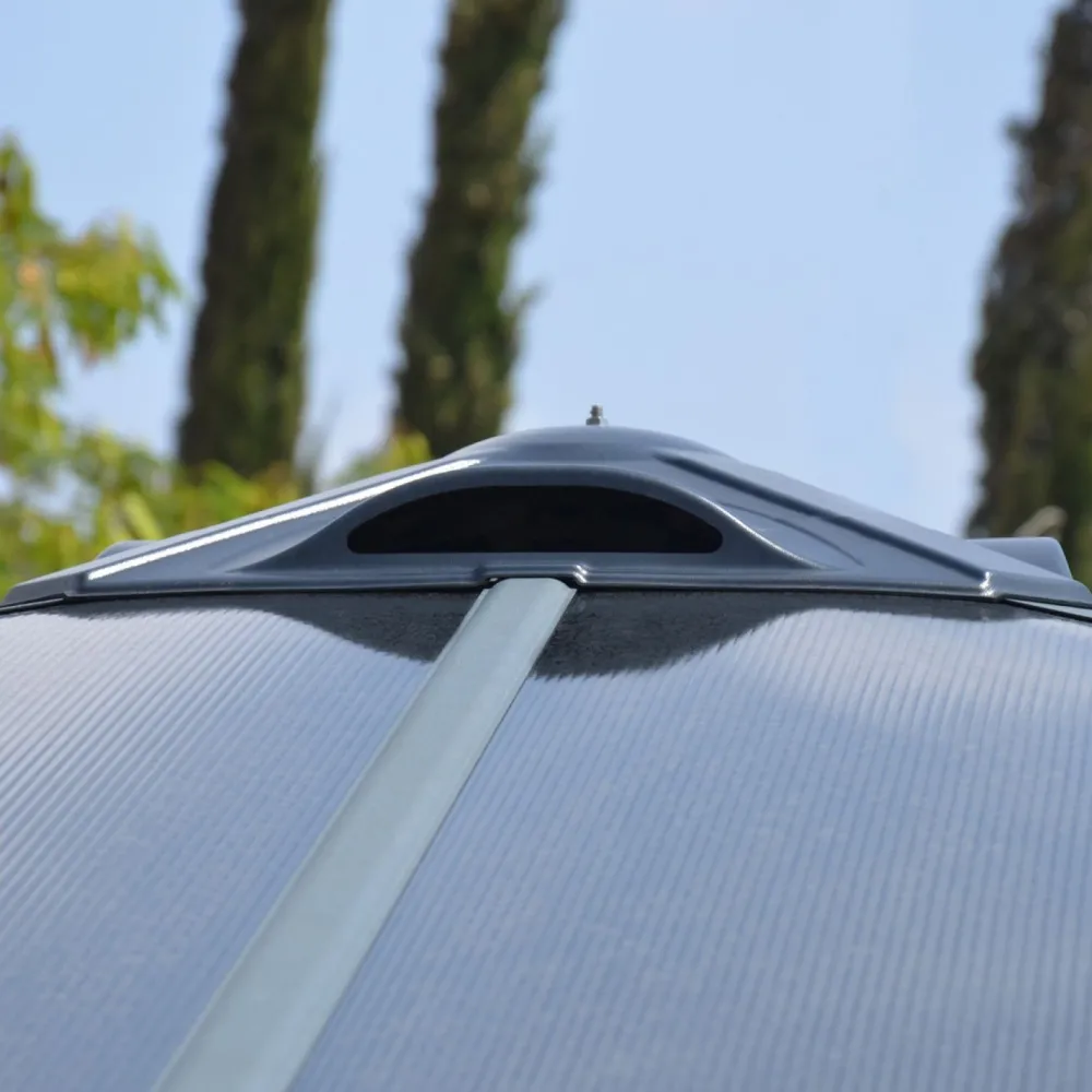 Clearance Paviljonki Palermo 3000 3 x 3 m 8,7 m² harmaa Paviljongit|Paviljongit