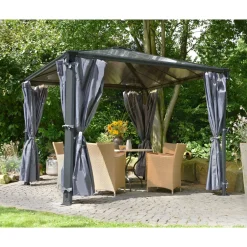 Clearance Paviljonki Palermo 3000 3 x 3 m 8,7 m² harmaa Paviljongit|Paviljongit