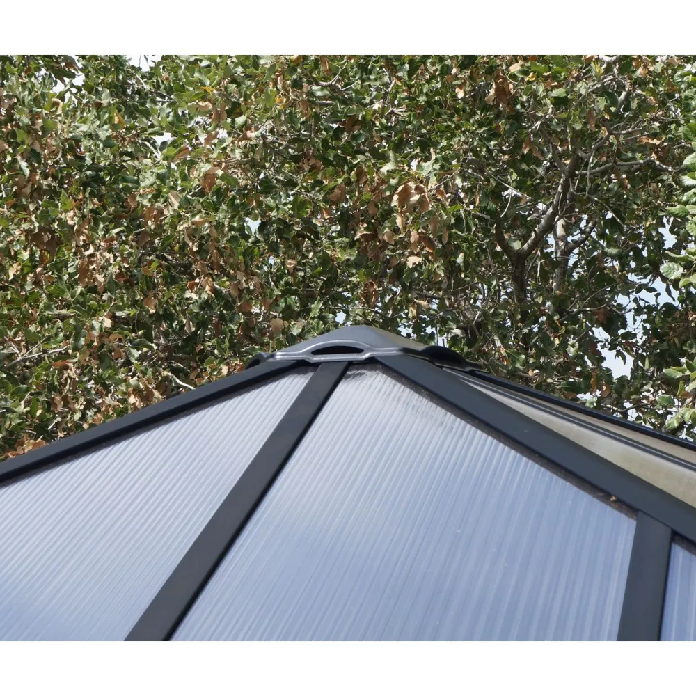 Clearance Paviljonki Palermo 3000 3 x 3 m 8,7 m² harmaa Paviljongit|Paviljongit