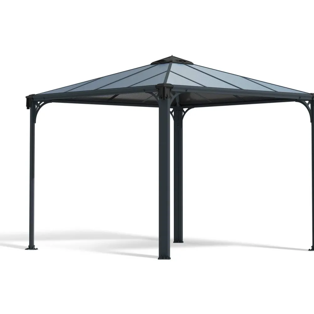Clearance Paviljonki Palermo 3000 3 x 3 m 8,7 m² harmaa Paviljongit|Paviljongit
