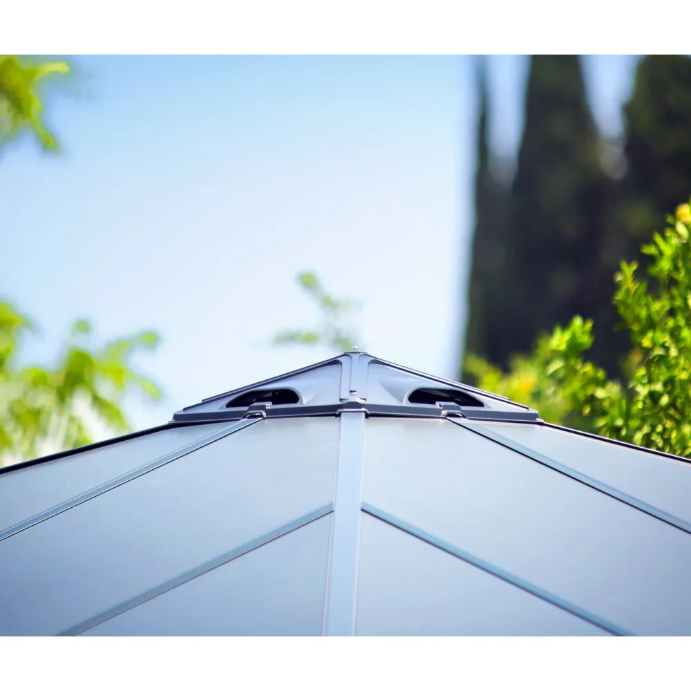 Online Paviljonki Palermo 3600 3,6 x 3,6 m 13 m² harmaa Paviljongit|Paviljongit
