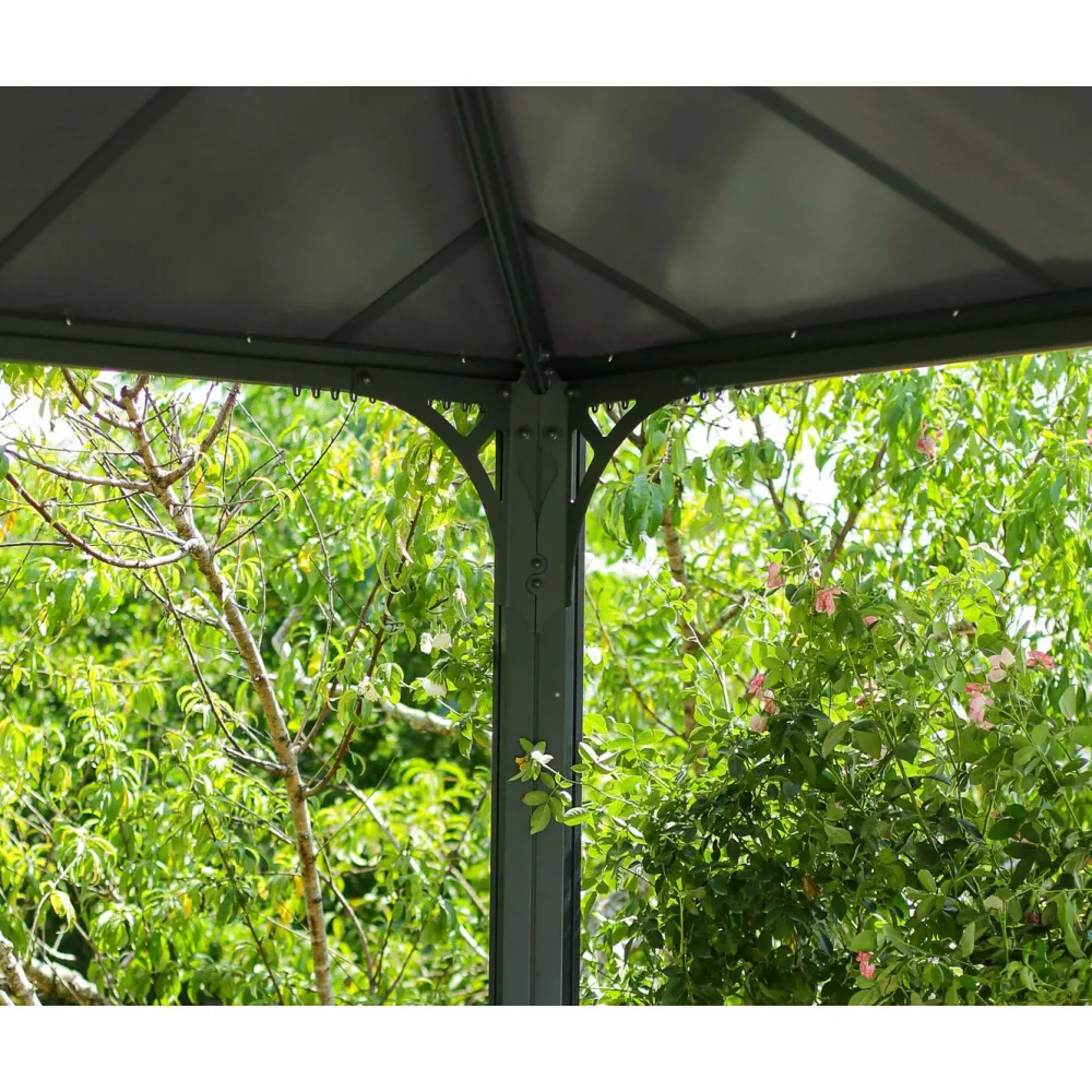 Online Paviljonki Palermo 3600 3,6 x 3,6 m 13 m² harmaa Paviljongit|Paviljongit