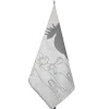 Pefletti Kaiku 45x55 cm valkoinen/tummanharmaa*Jokipiin Pellava Discount