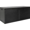 Discount Pehmustelaatikko Dubrovnik, 146.5x61x64.5cm, 490L, muovi, musta Säilytyslaatikot Ulos|Terassin Sisustus