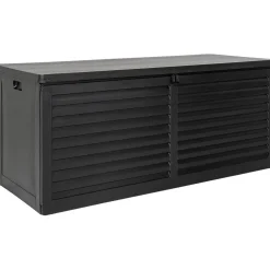 Discount Pehmustelaatikko Dubrovnik, 146.5x61x64.5cm, 490L, muovi, musta Säilytyslaatikot Ulos|Terassin Sisustus