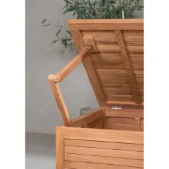 Pehmustelaatikko Trento 2, 70x130x46cm, luonnollinen tiikki*Venture Home Online