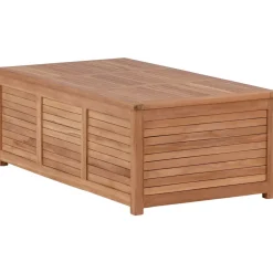 Pehmustelaatikko Trento 2, 70x130x46cm, luonnollinen tiikki*Venture Home Online