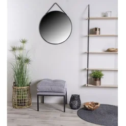 Peili Trapani, pyöreä, musta*House Nordic Hot