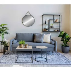 Peili Trapani, pyöreä, musta*House Nordic Hot