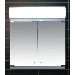 Peilikaappi LED-valaisimella Monza 60x62 cm 28 W vikavirtasuojakytkin*Tammiholma Clearance