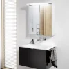 Clearance Peilikaappi LED-valaisimella Glänsa 600 mm valkoinen Peilikaapit