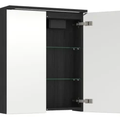 Peilikaappi LED-valolla Unic, kahdella ovella, kaksiosainen pistorasia, eri vaihtoehtoja*Temal Sale