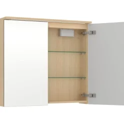Peilikaappi LED-valolla Unic, kahdella ovella, kaksiosainen pistorasia, eri vaihtoehtoja*Temal Sale