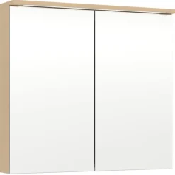 Peilikaappi LED-valolla Unic, kahdella ovella, kaksiosainen pistorasia, eri vaihtoehtoja*Temal Sale