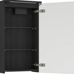 Peilikaappi LED-valolla Unic, 40x20cm, yhdellä ovella, kaksiosainen pistorasia*Temal New