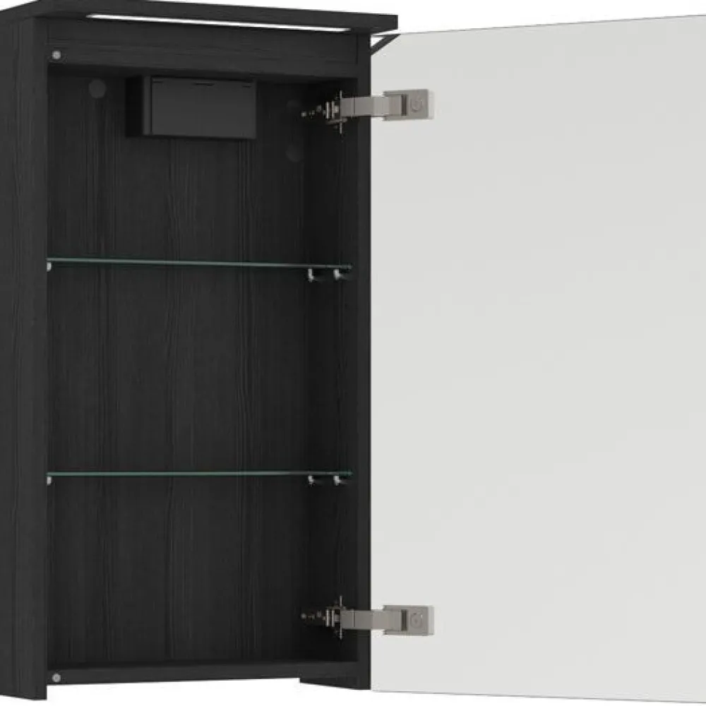 Peilikaappi LED-valolla Unic, 40x20cm, yhdellä ovella, kaksiosainen pistorasia*Temal New