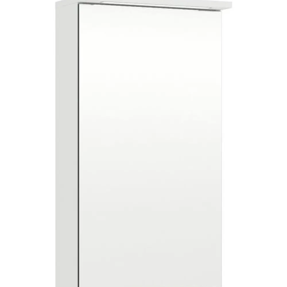 Peilikaappi LED-valolla Unic, 40x20cm, yhdellä ovella, kaksiosainen pistorasia*Temal New