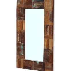 Peili täysi uusiokäytetty puu 80x50 cm*FinePRICE Online