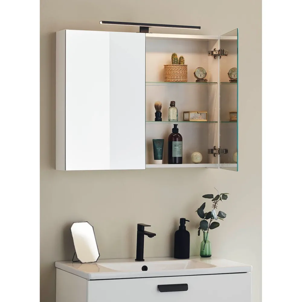 Best Peilivalaisin Flex 300x110mm IP44 musta Kylpyhuoneen Peilit
