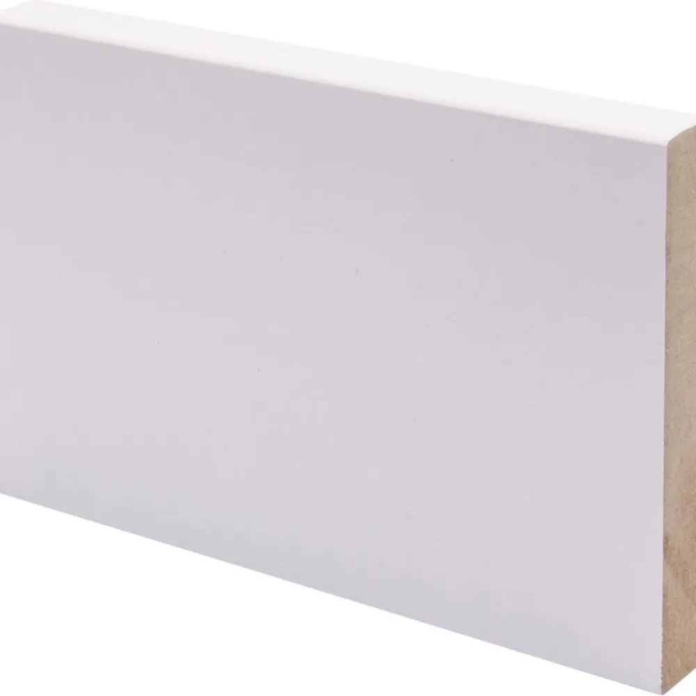 Peitelista Smart Aava 12x92x3660mm MDF puolikiiltävä valkoinen*Maler Clearance