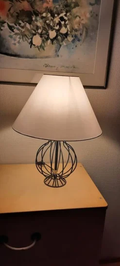 Hot Pellavavarjostin Kash Ø40cm valkoinen Lampunvarjostimet