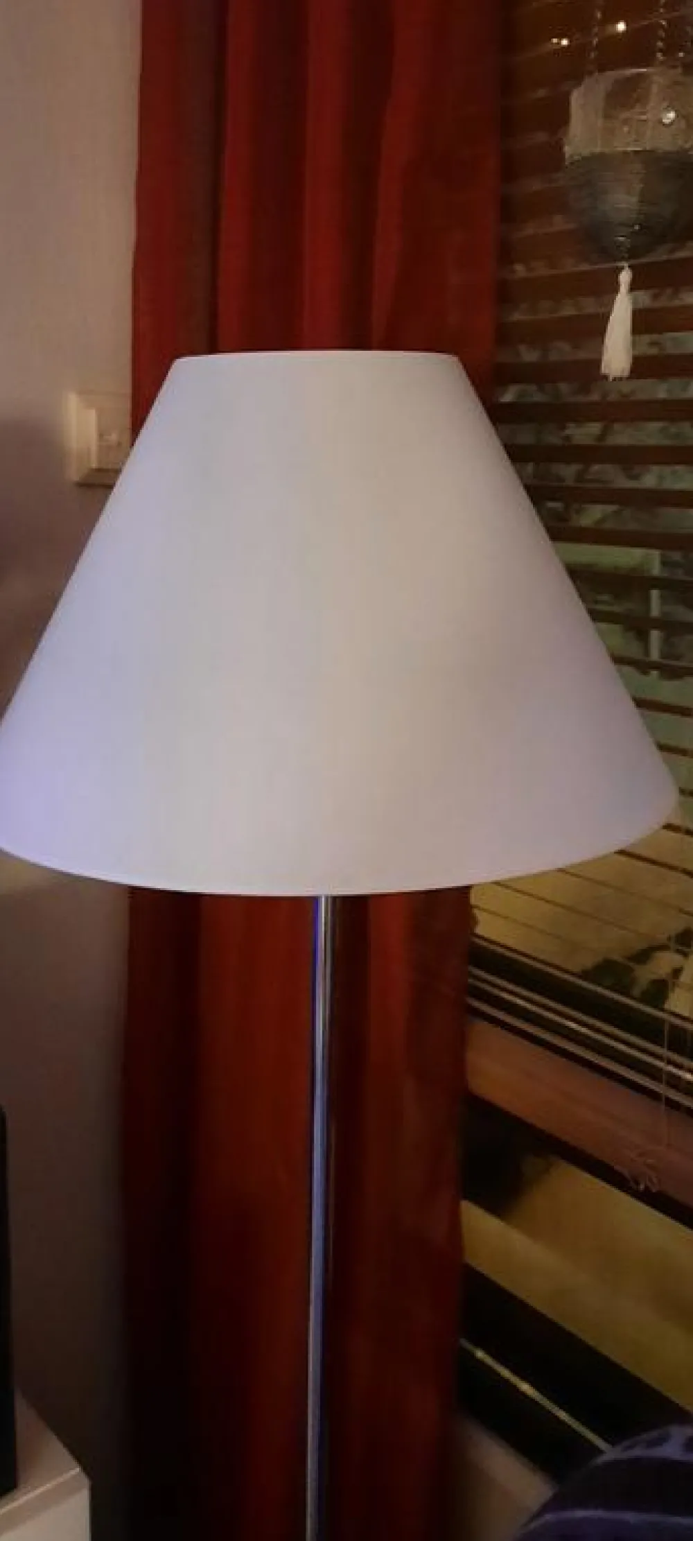 Hot Pellavavarjostin Kash Ø40cm valkoinen Lampunvarjostimet