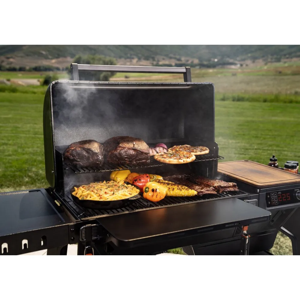 Outlet Pellettigrilli Woodridge Pro, musta Pellettigrillit