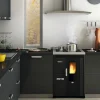 Clearance Pellettihella Nina 7.2kW, musta Pellettitakat