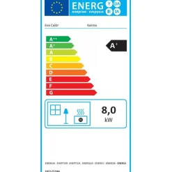 Pellettitakka Karina 8kW, eri värejä*Eva Calòr New