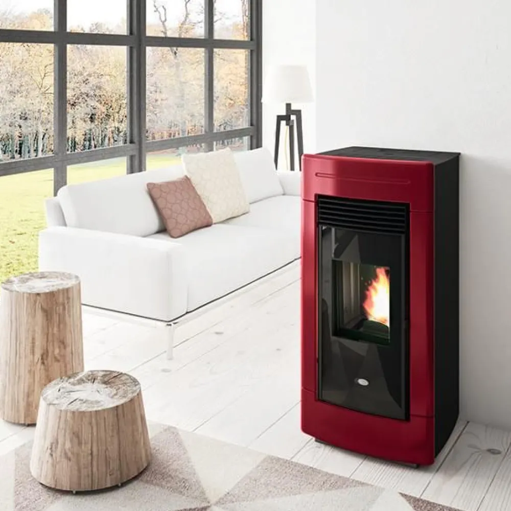 Outlet Pellettitakka Laura 12.5kW, punainen Pellettitakat