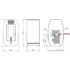 Best Pellettitakka Ortles 10kW, ilmakiertoinen Pellettitakat