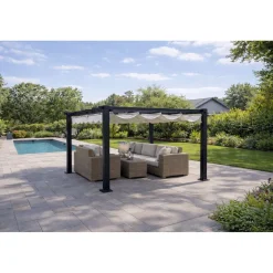 Pergola Sunset, 3 x 4 m, harmaa*Baltic Garden Hot