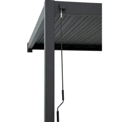 Online Pergola Mirador-111, 300x400cm, seinäasennus, tummanharmaa Paviljongit|Paviljongit