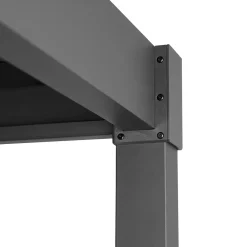 Pergola Mirador-80, 300x300cm, tummanharmaa*Home4you Hot