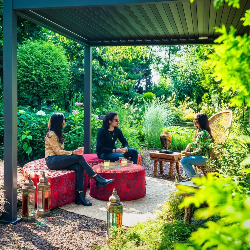 Sale Pergola Mirador-111, 300x400cm, tummanharmaa Paviljongit|Paviljongit