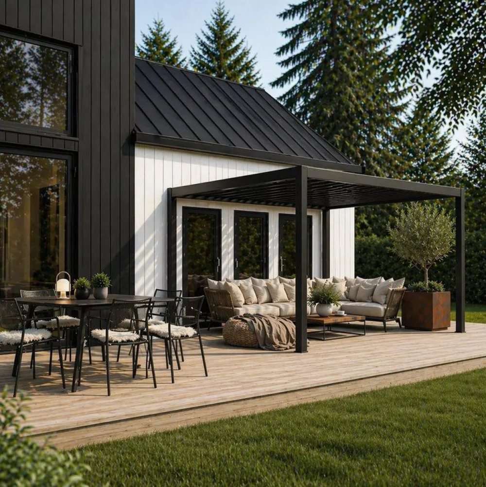 Pergola Tylösand 3x4m sälekatolla*JABO Hot