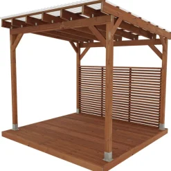 New Pergola , ruskea, eri mittoja Pergolat