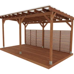 New Pergola , ruskea, eri mittoja Pergolat