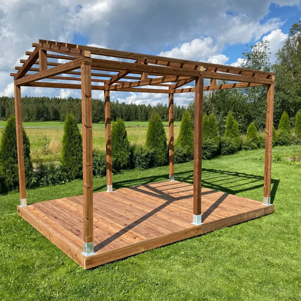 Pergola PatioN°rd Harju, kestopuu, eri kokoja*PatioNord