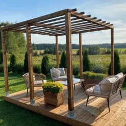 New Pergola PatioN°rd Laaka, kestopuu, eri kokoja Pergolat