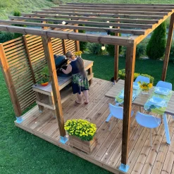 New Pergola PatioN°rd Laaka, kestopuu, eri kokoja Pergolat
